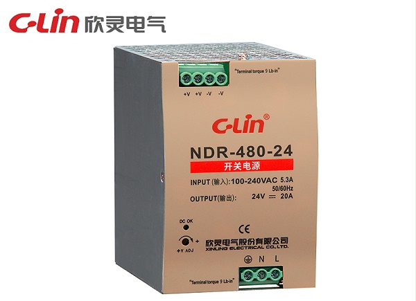 NDR-480W导轨式开关电源