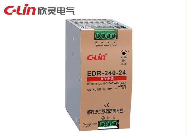 EDR-240W单组输出导轨开关电源