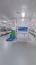 电磁继电器的生产车间实拍